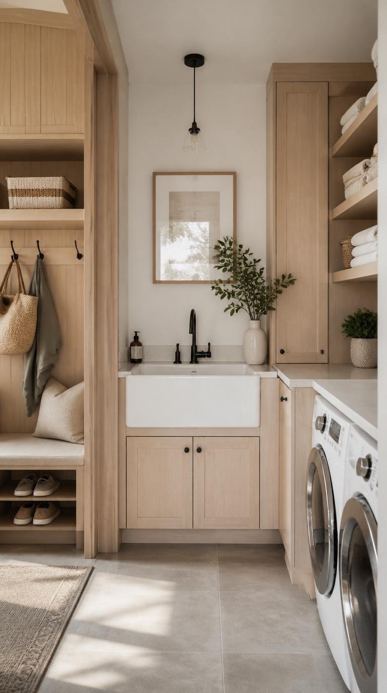 Mudroom Laundry Room Combo Ideas: Brilliant Ways to Make Two Rooms Work as One By Dwell Studio 24