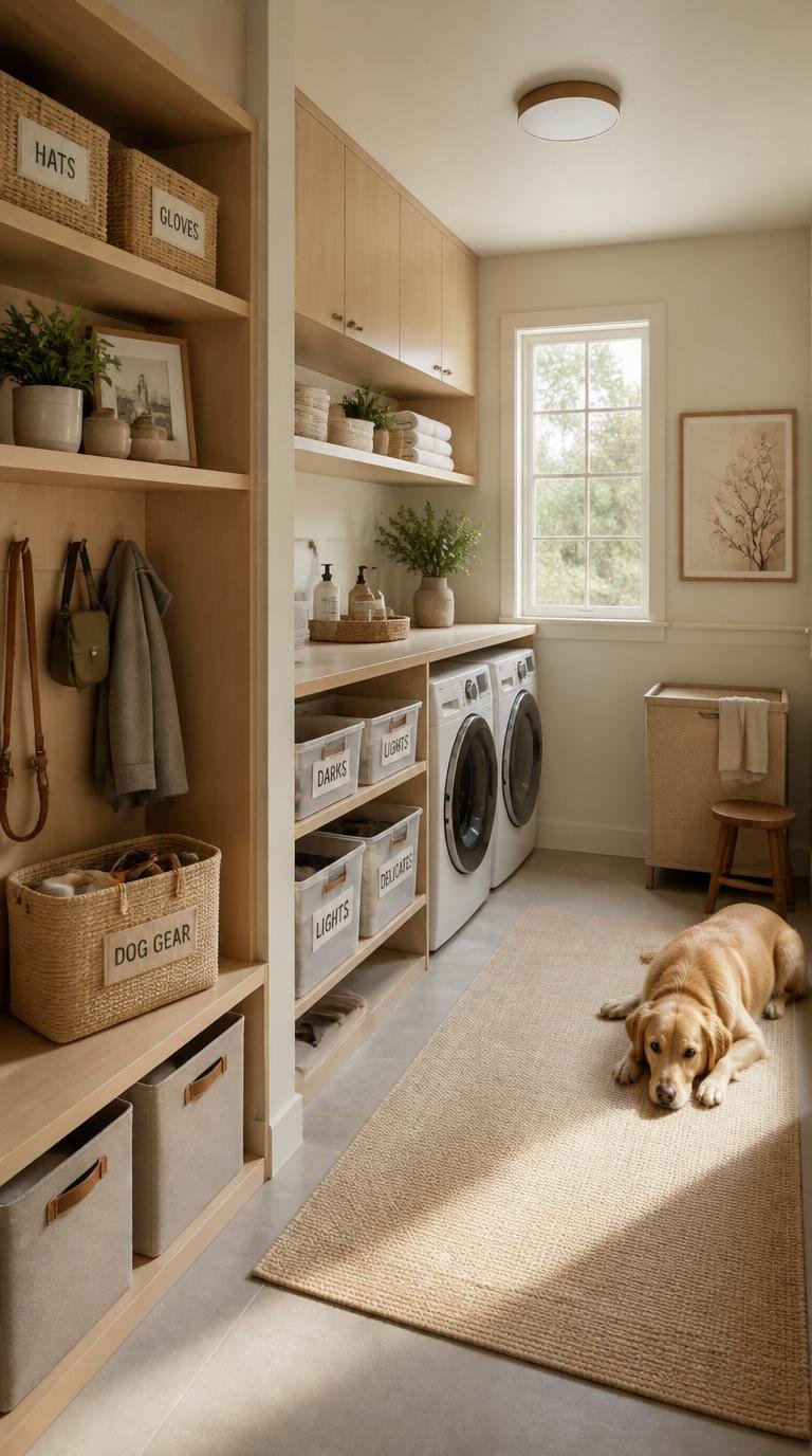 Mudroom Laundry Room Combo Ideas: Brilliant Ways to Make Two Rooms Work as One by Dwell Studio 24
