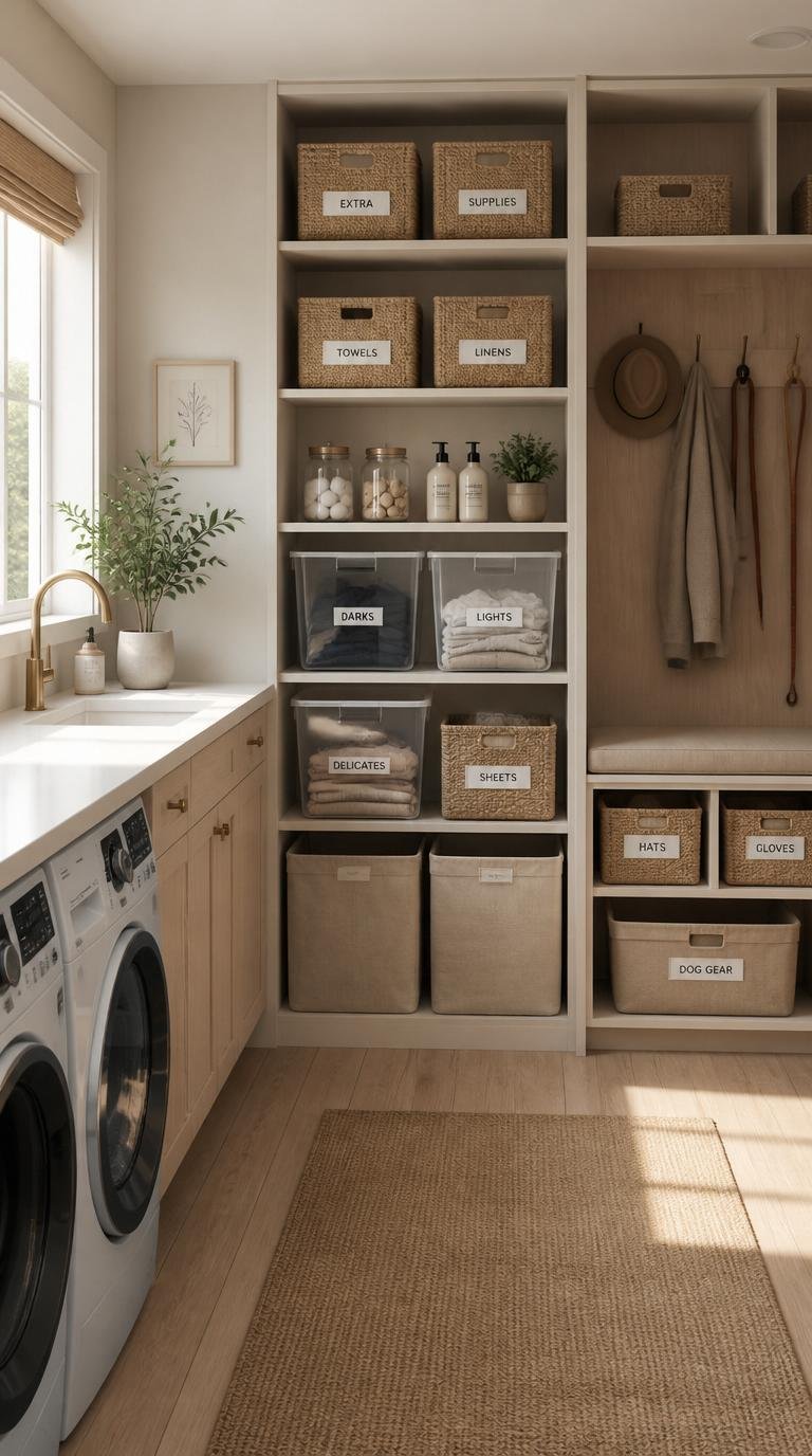 Mudroom Laundry Room Combo Ideas: Brilliant Ways to Make Two Rooms Work as One by Dwell Studio 24