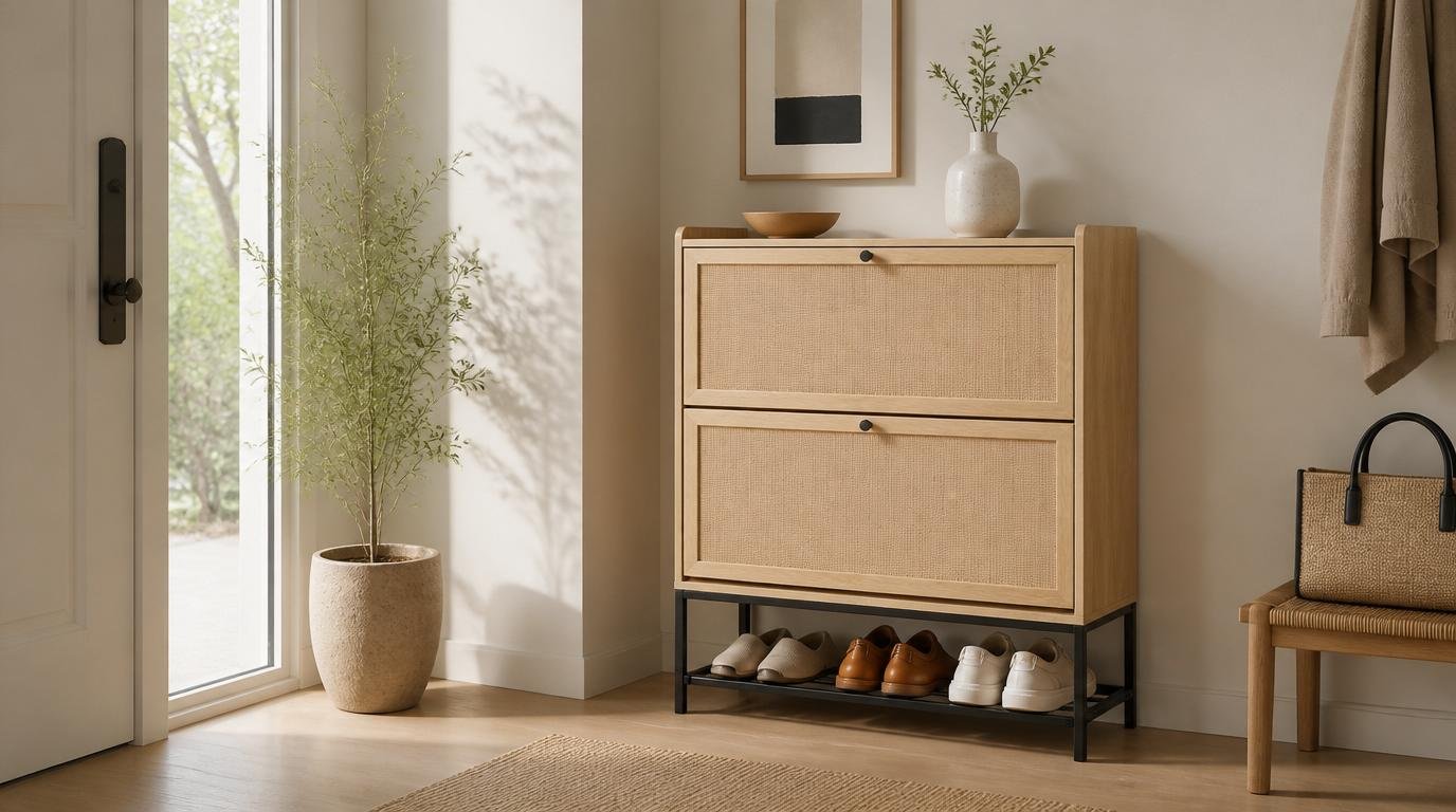 Entryway Shoe Storage Ideas: Clever Ways to Keep the Clutter Out by Dwell Studio 24