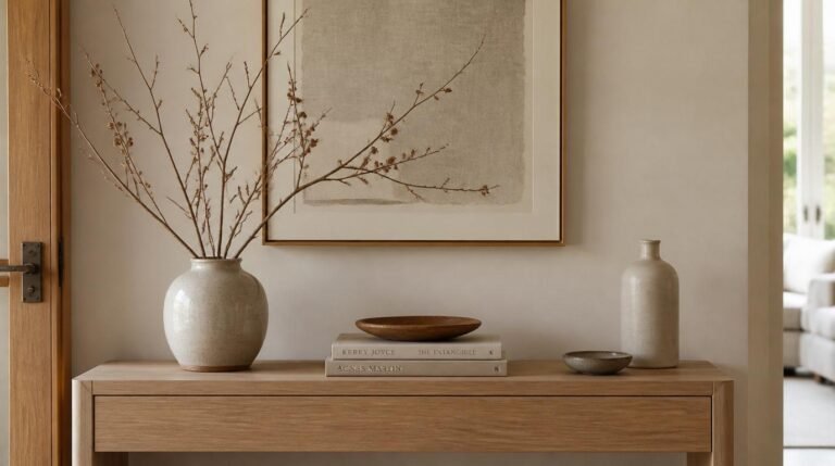 Fall Entryway Table Decor: Cozy and Beautiful Ideas to Welcome the Season by Dwell Studio 24
