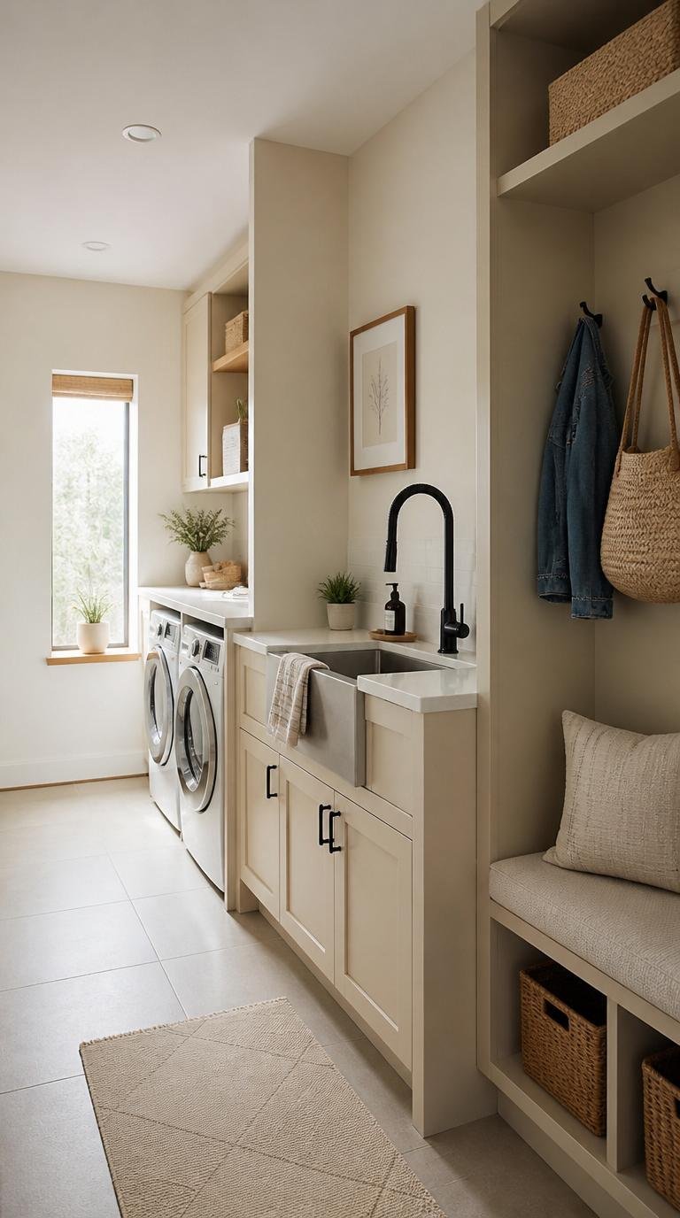 Mudroom Laundry Room Combo Ideas: Brilliant Ways to Make Two Rooms Work as One By Dwell Studio 24