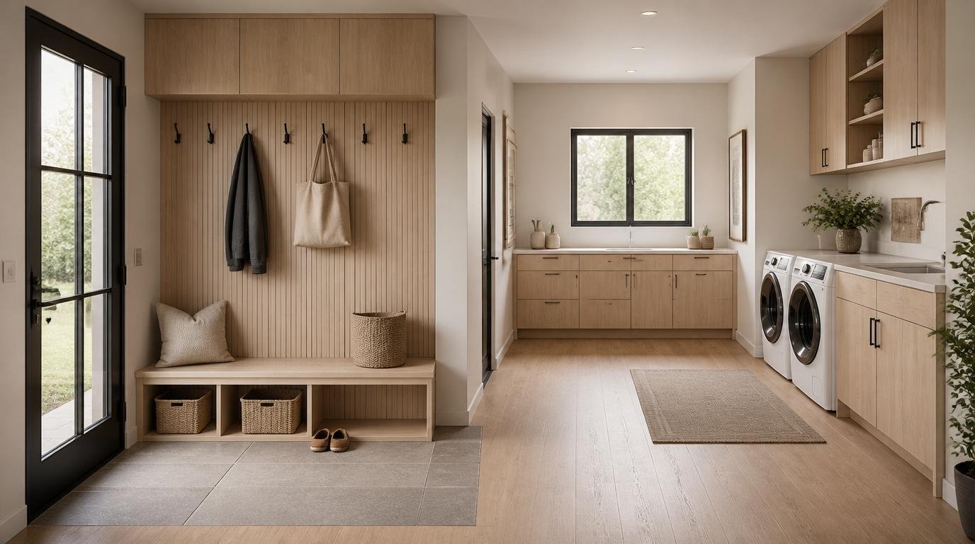 Mudroom Laundry Room Combo Ideas: Brilliant Ways to Make Two Rooms Work as One By Dwell Studio 24