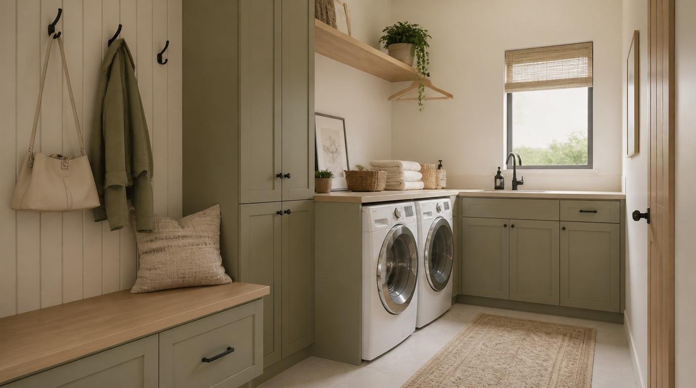 Mudroom Laundry Room Combo Ideas: Brilliant Ways to Make Two Rooms Work as One By Dwell Studio 24