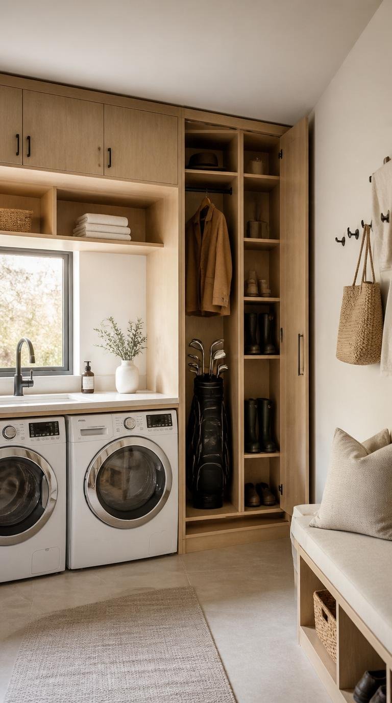 Mudroom Laundry Room Combo Ideas: Brilliant Ways to Make Two Rooms Work as One by Dwell Studio 24