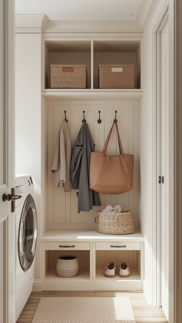 Mudroom Laundry Room Combo Ideas: Brilliant Ways to Make Two Rooms Work as One By Dwell Studio 24