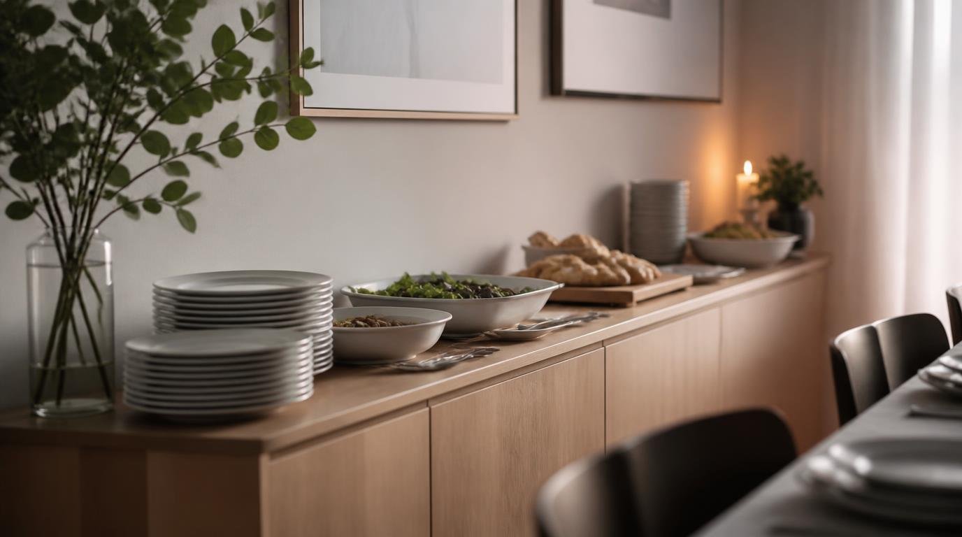 Friendsgiving Ideas: Effortless Modern Table Setup for a Crowd By Dwell Studio 24