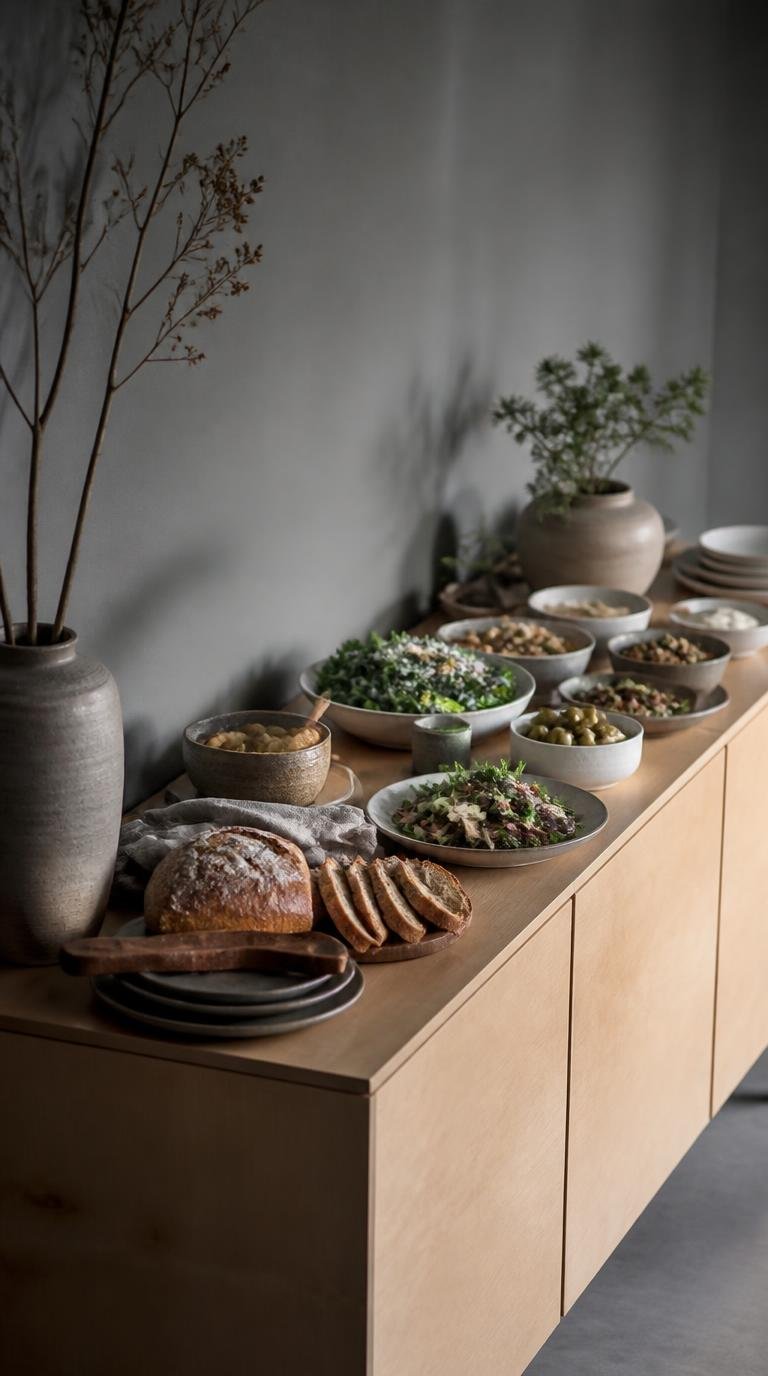 Friendsgiving Ideas: Effortless Modern Table Setup for a Crowd By Dwell Studio 24