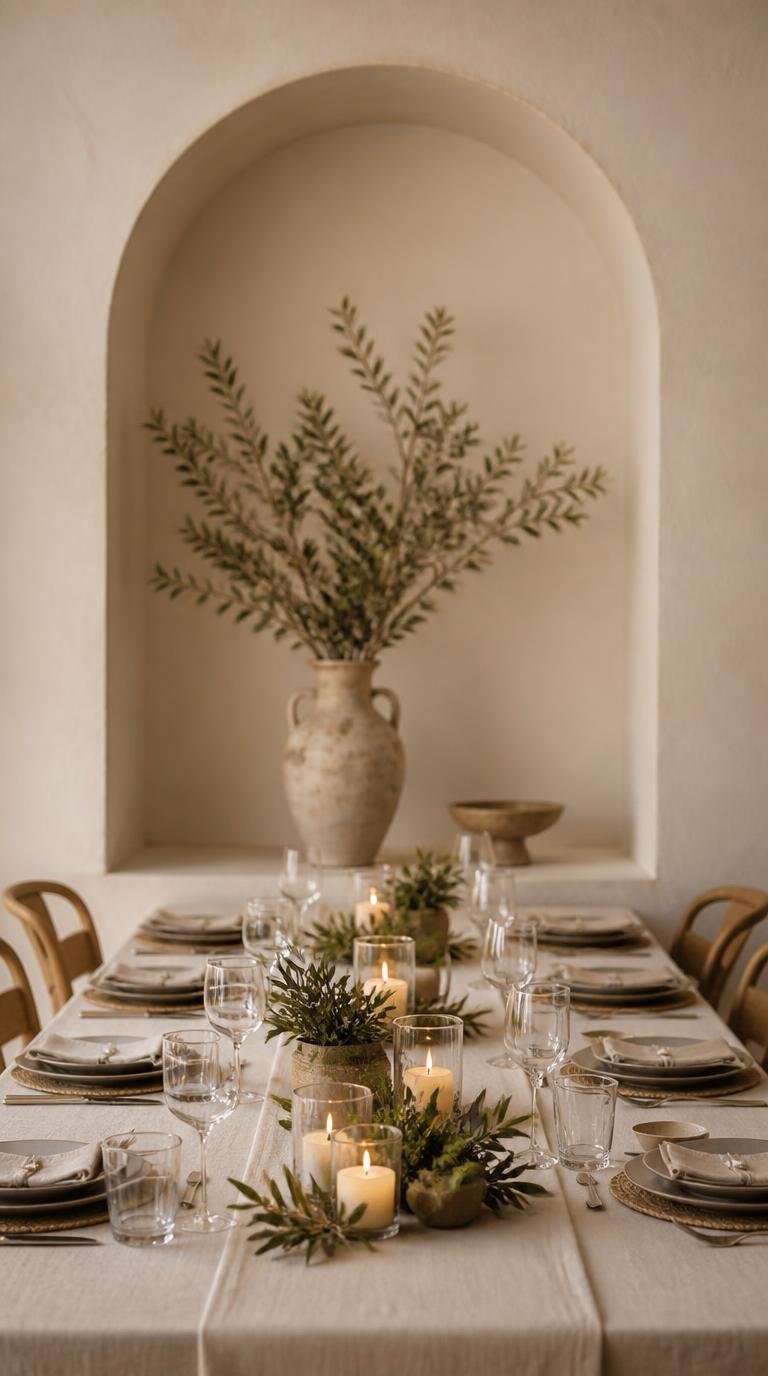 Friendsgiving Ideas: Effortless Modern Table Setup for a Crowd By Dwell Studio 24