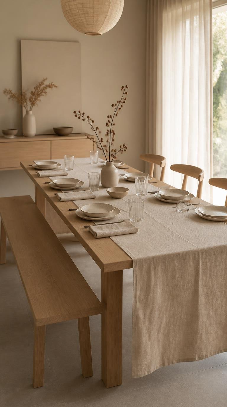 Friendsgiving Ideas: Effortless Modern Table Setup for a Crowd By Dwell Studio 24