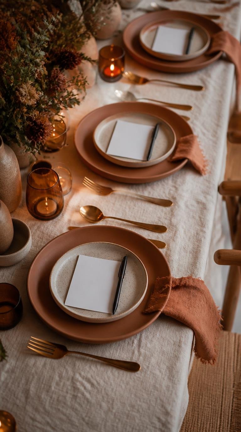 Friendsgiving Ideas: Effortless Modern Table Setup for a Crowd By Dwell Studio 24