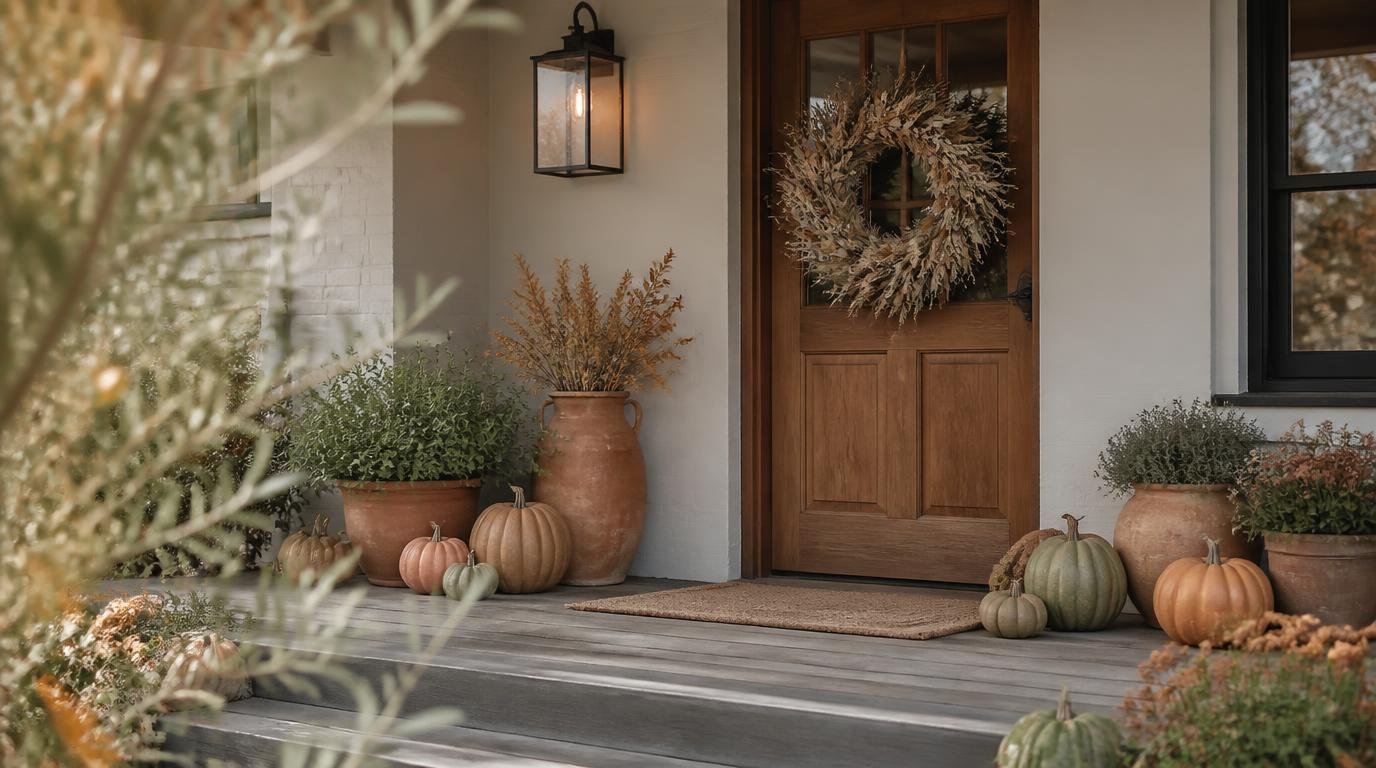 Fall Porch Decor: 15 Beautiful Ideas for the Ultimate Front Entrance By Dwell Studio 24