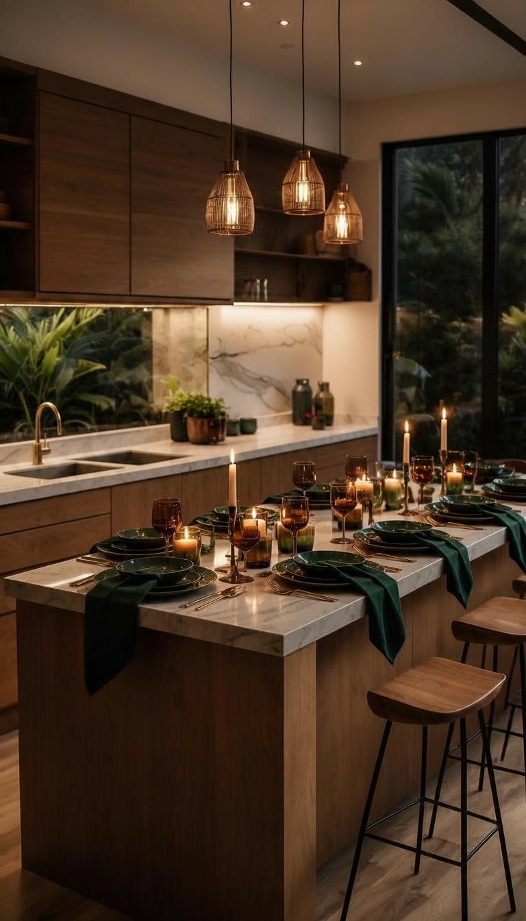 Friendsgiving Ideas: Effortless Modern Table Setup for a Crowd By Dwell Studio 24