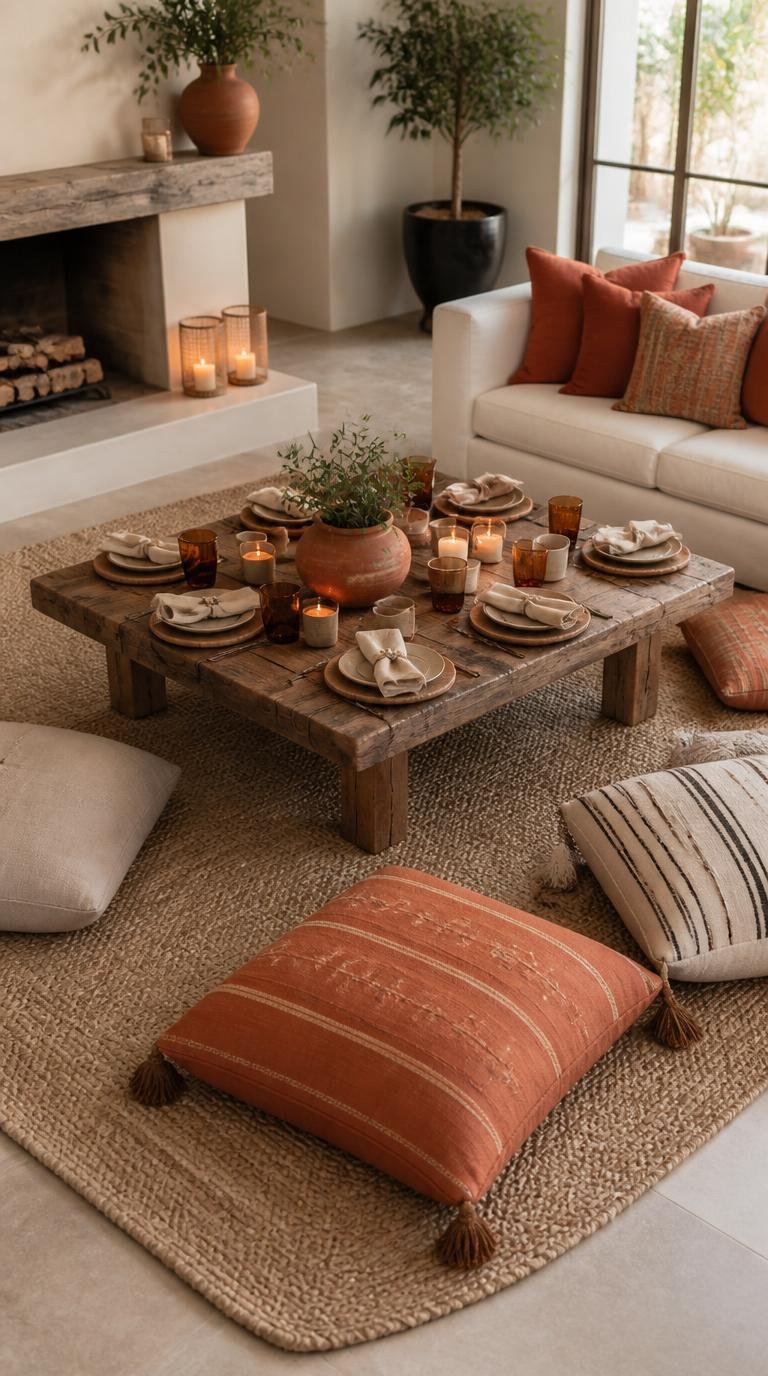 Friendsgiving Ideas: Effortless Modern Table Setup for a Crowd By Dwell Studio 24