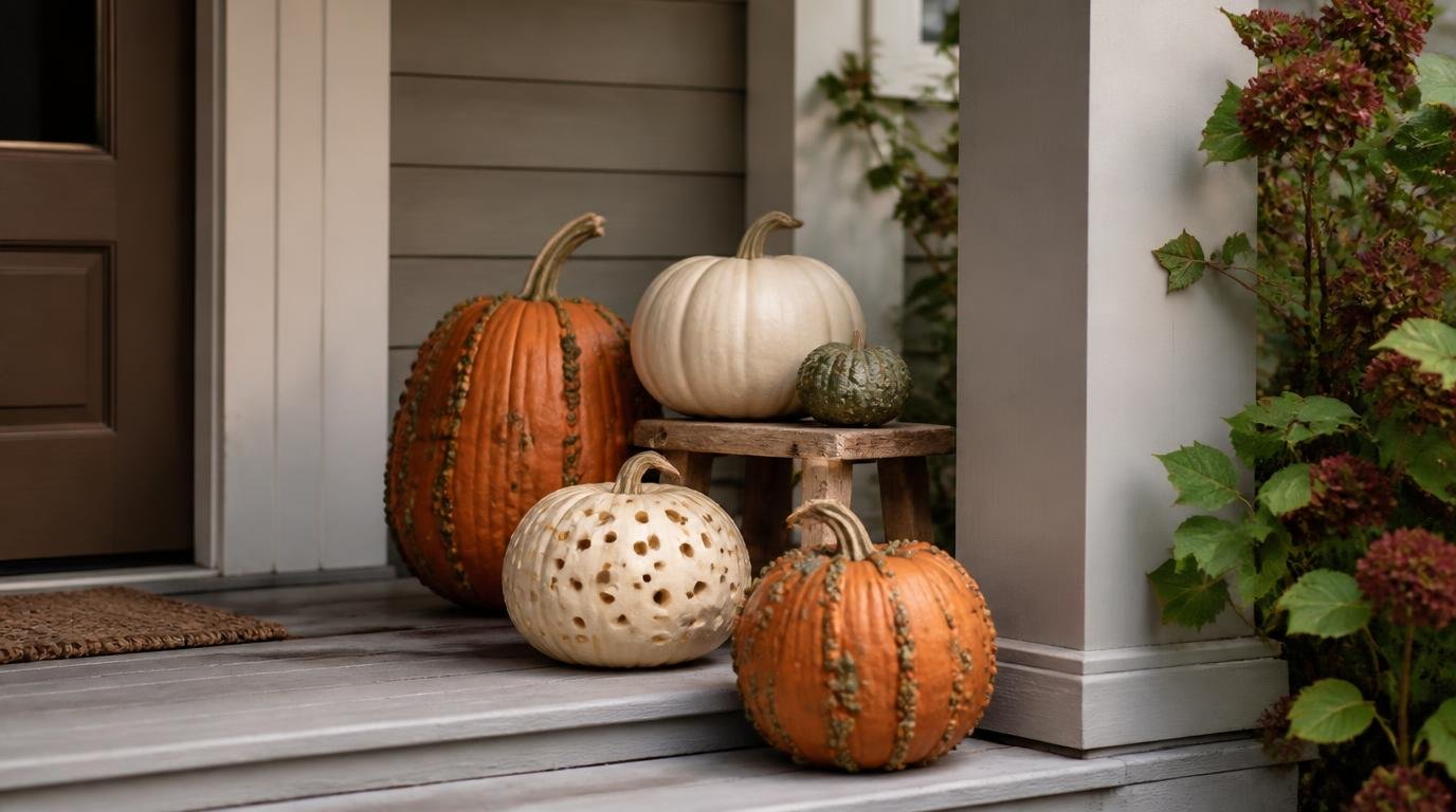 Fall Porch Decor: 15 Beautiful Ideas for the Ultimate Front Entrance By Dwell Studio 24