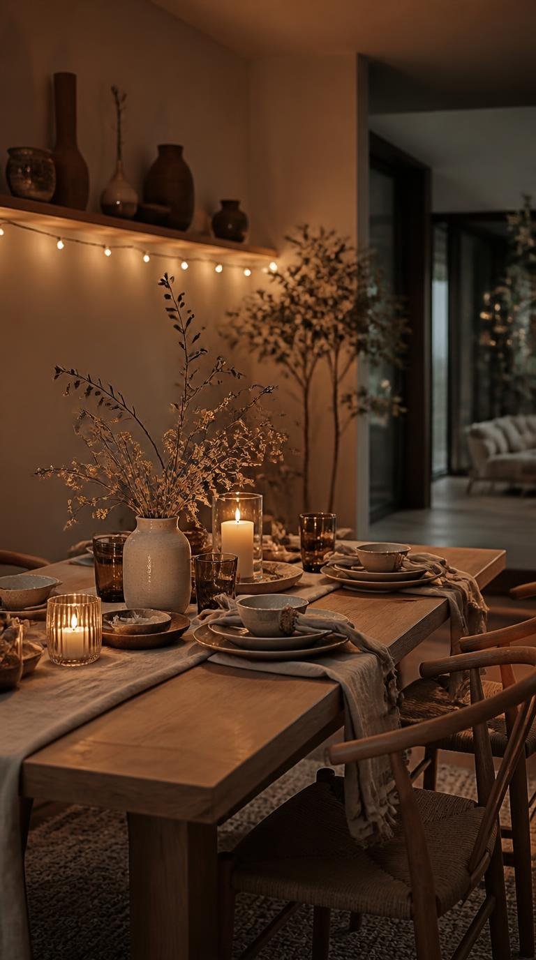 Friendsgiving Ideas: Effortless Modern Table Setup for a Crowd By Dwell Studio 24