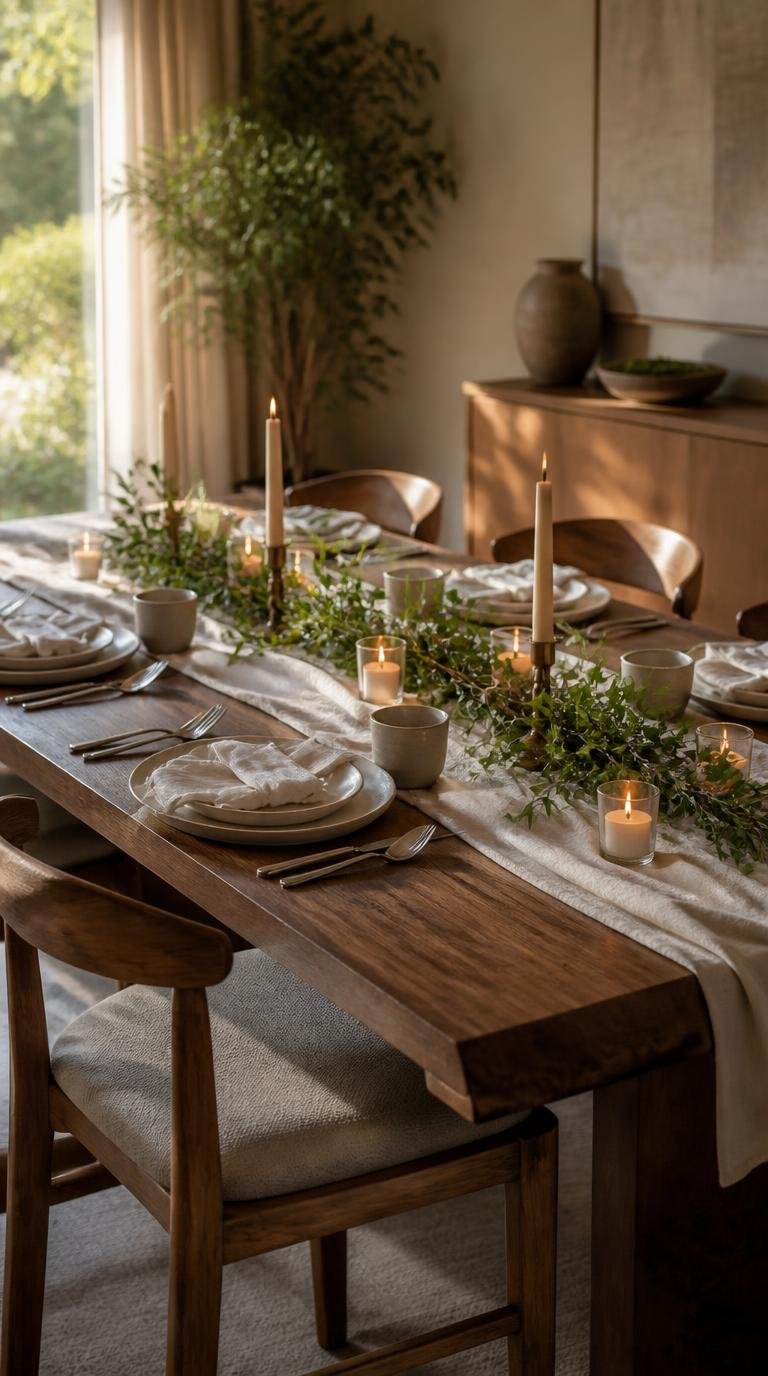 Friendsgiving Ideas: Effortless Modern Table Setup for a Crowd By Dwell Studio 24