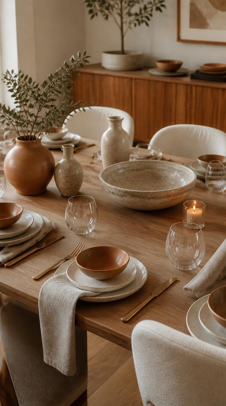Friendsgiving Ideas: Effortless Modern Table Setup for a Crowd By Dwell Studio 24