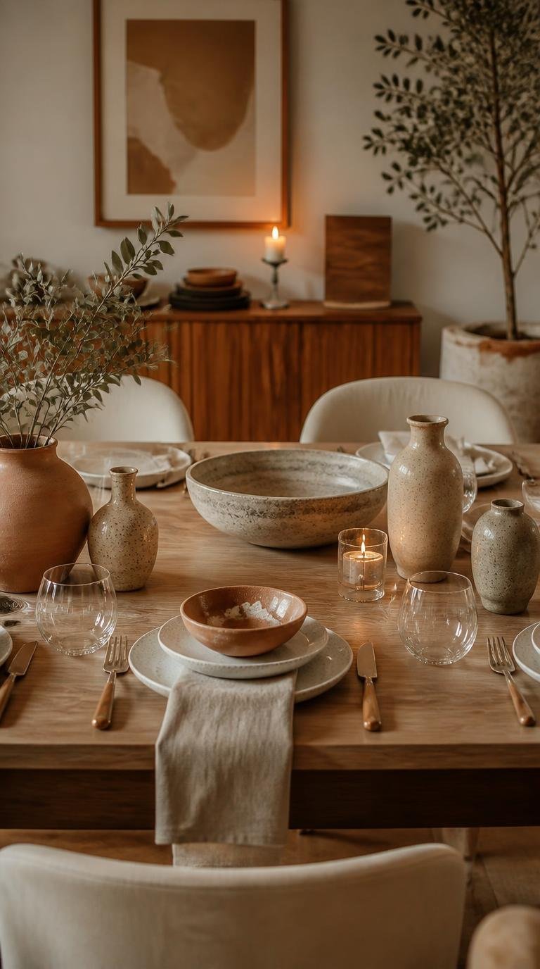 Friendsgiving Ideas: Effortless Modern Table Setup for a Crowd By Dwell Studio 24