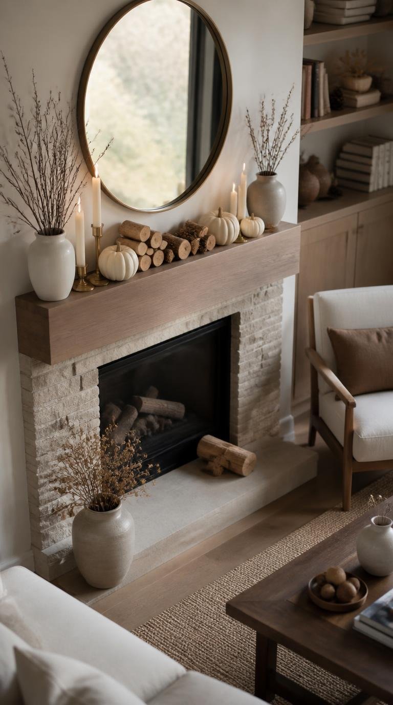 Fall Mantel Decor Ideas: 15 Beautiful, Effortless Looks for Autumn By Dwell Studio 24