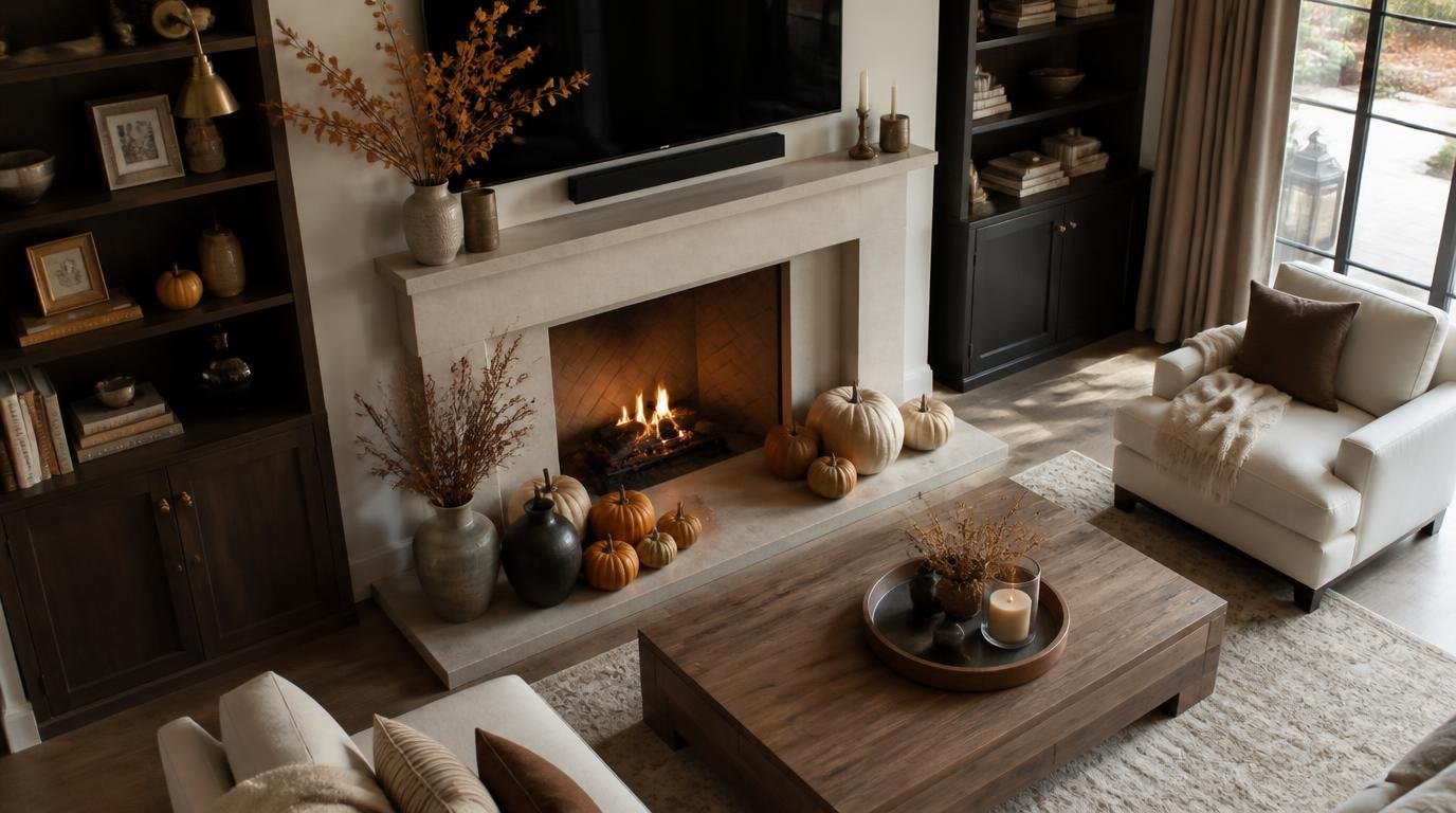 Fall Mantel Decor Ideas: 15 Beautiful, Effortless Looks for Autumn By Dwell Studio 24