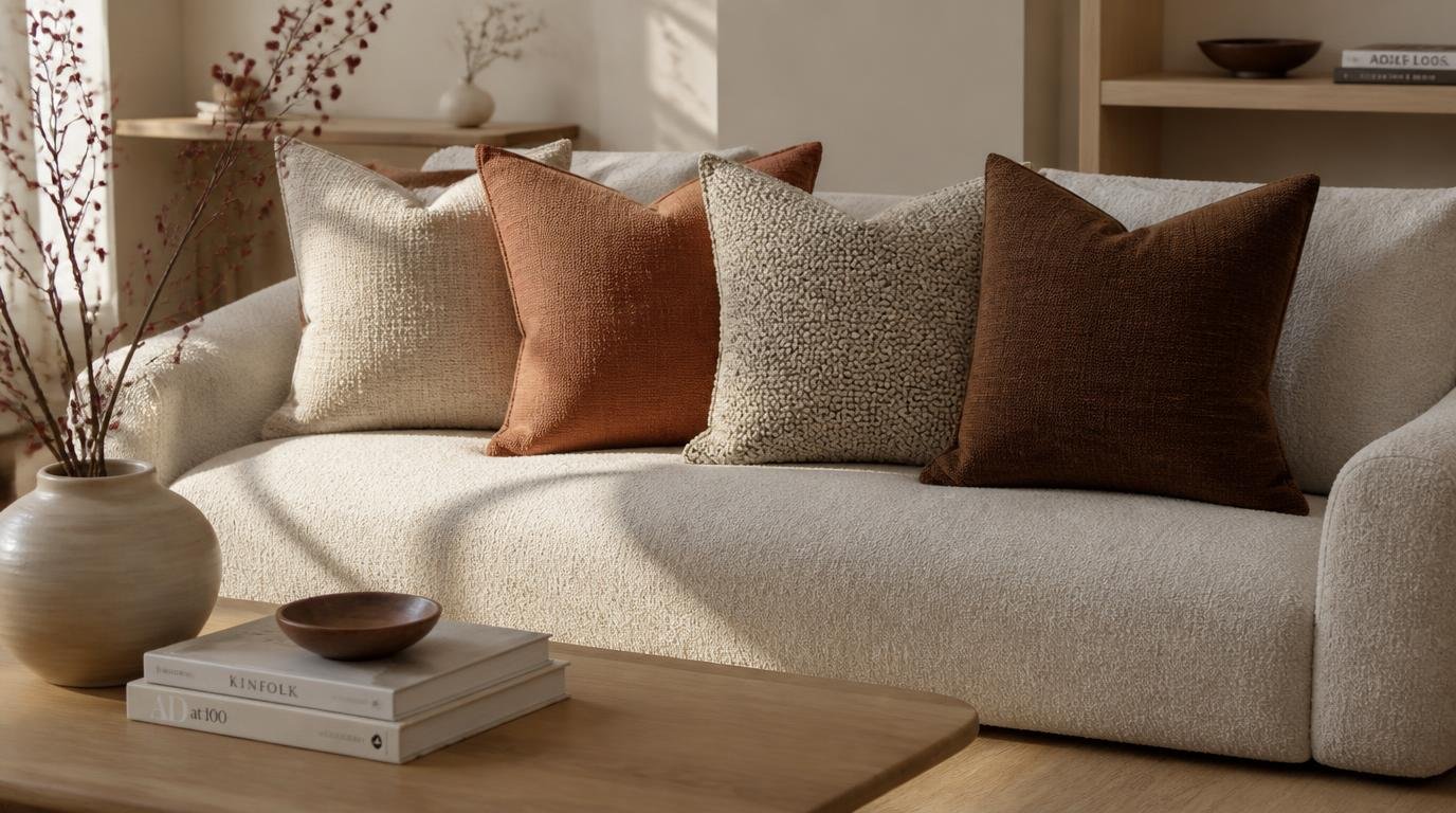 Fall Throw Pillows: 15 Effortless Cozy Picks to Warm Up Your Sofa This Season