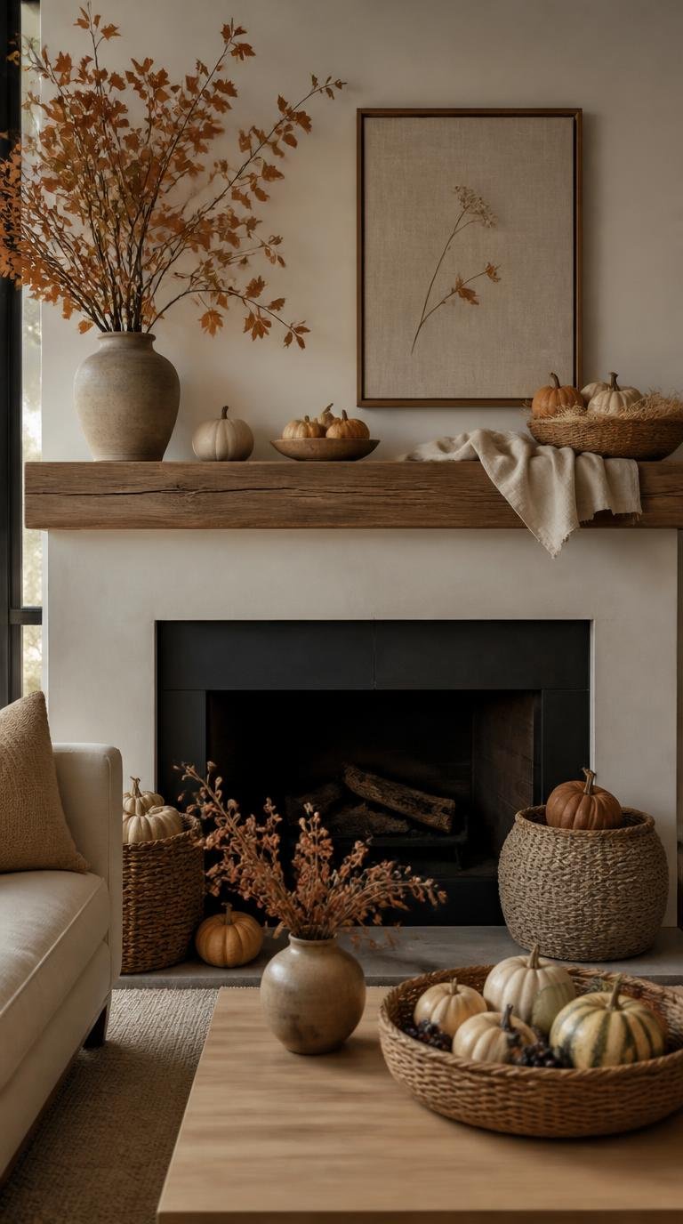 Fall Mantel Decor Ideas: 15 Beautiful, Effortless Looks for Autumn By Dwell Studio 24