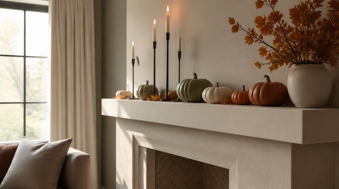 Fall Mantel Decor Ideas: 15 Beautiful, Effortless Looks for Autumn By Dwell Studio 24