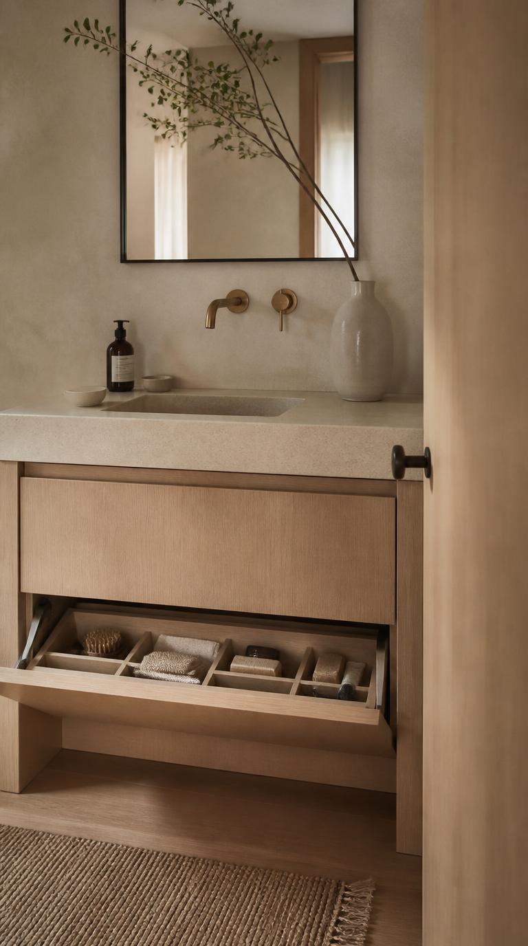 34 Stunning Small Bathroom Storage Ideas That Feel Effortless