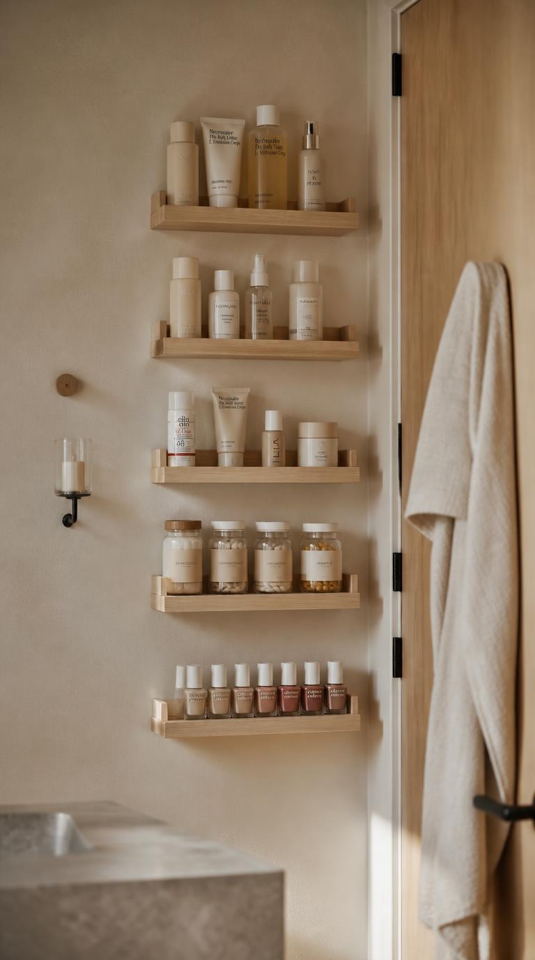 34 Stunning Small Bathroom Storage Ideas That Feel Effortless