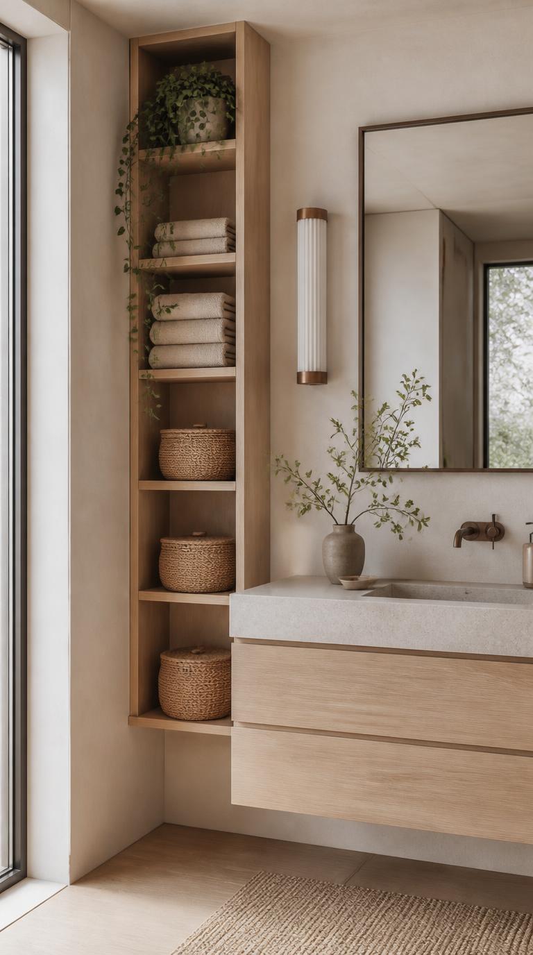 34 Stunning Small Bathroom Storage Ideas That Feel Effortless