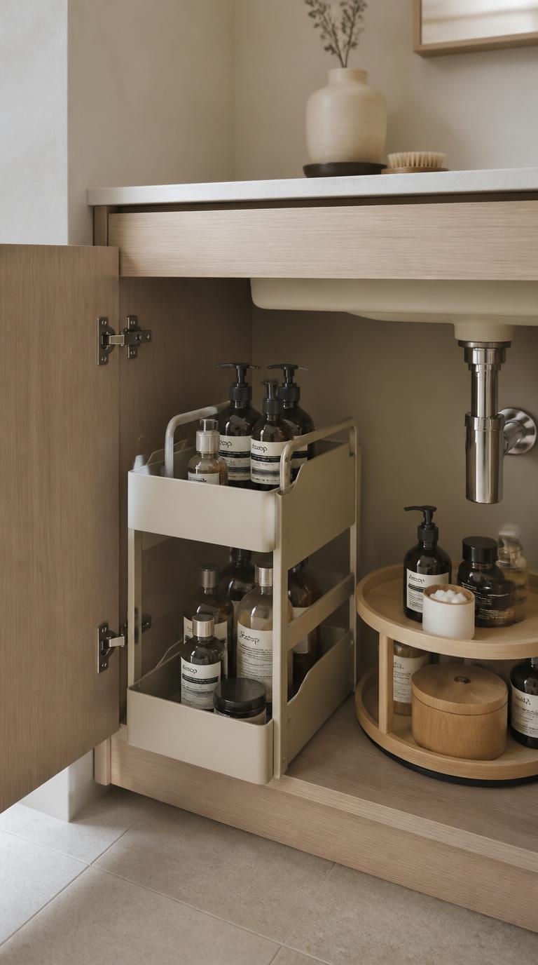 34 Stunning Small Bathroom Storage Ideas That Feel Effortless