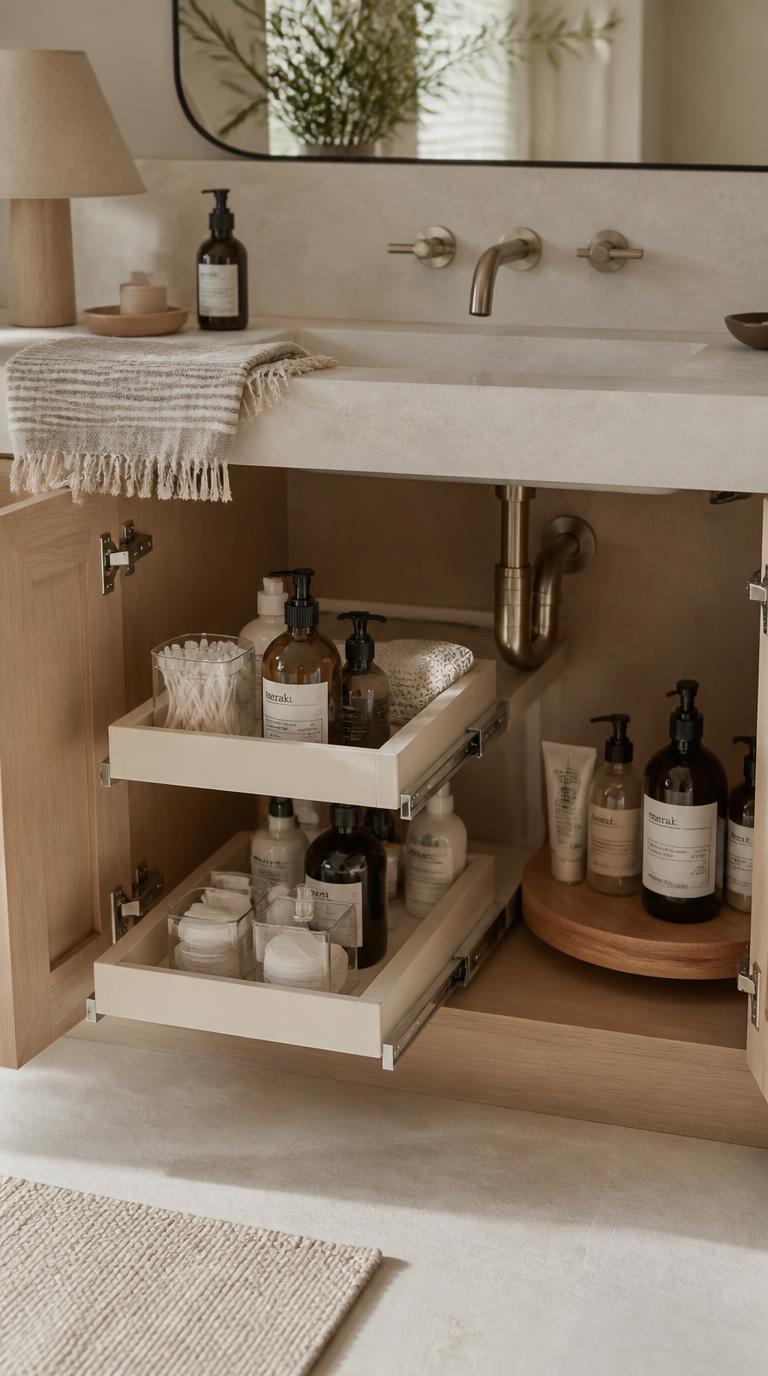34 Stunning Small Bathroom Storage Ideas That Feel Effortless