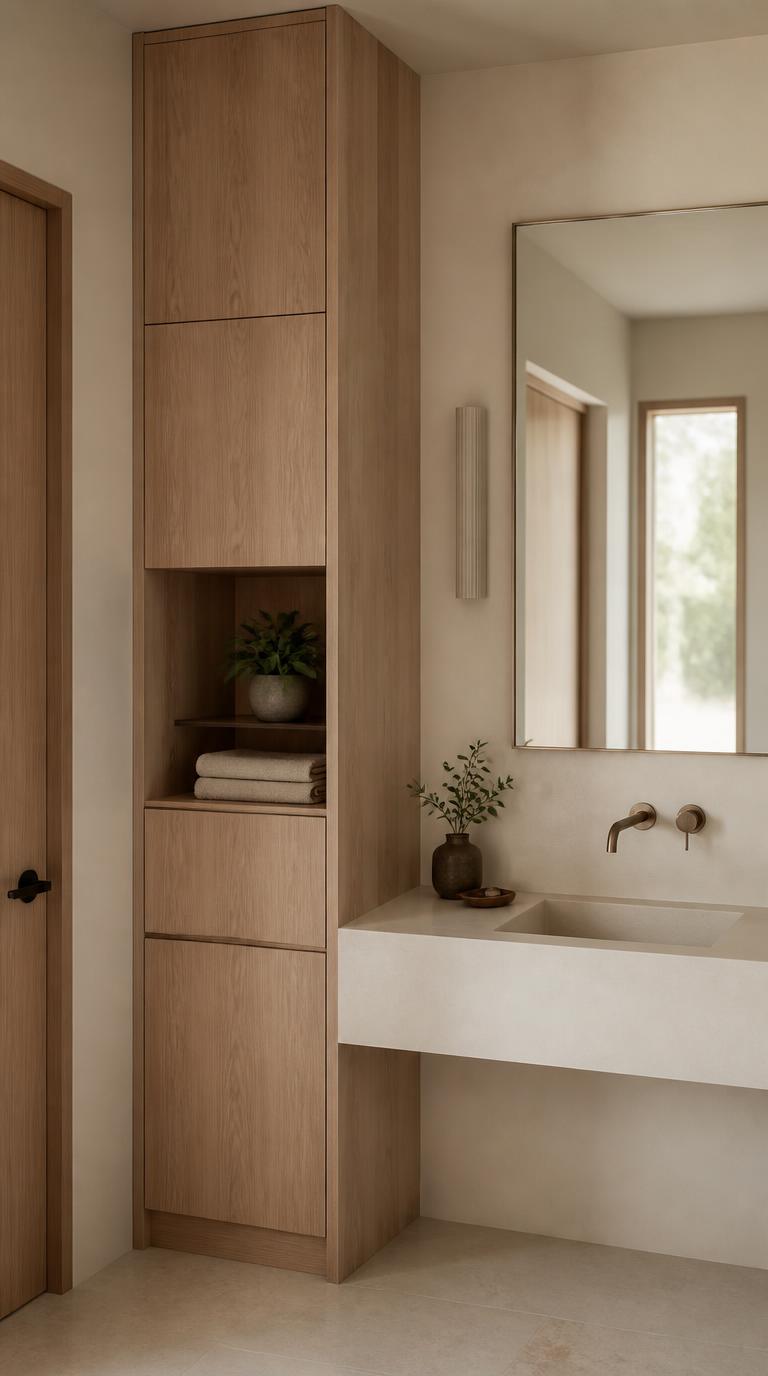 34 Stunning Small Bathroom Storage Ideas That Feel Effortless