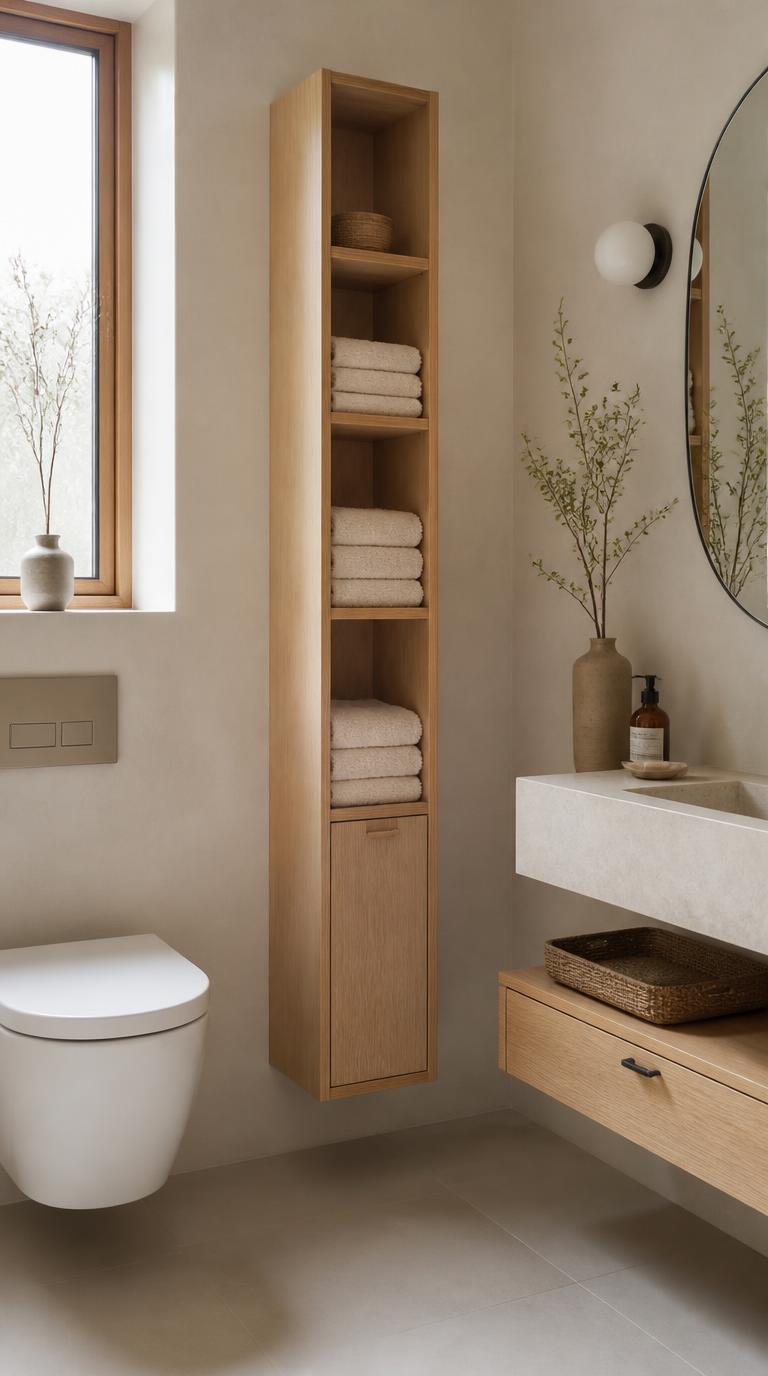 34 Stunning Small Bathroom Storage Ideas That Feel Effortless