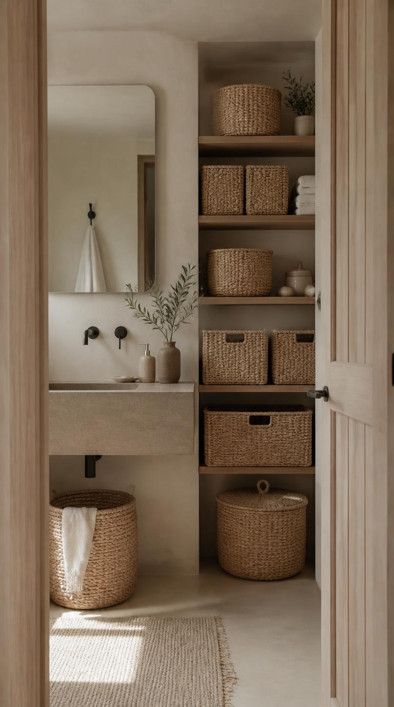 34 Stunning Small Bathroom Storage Ideas That Feel Effortless